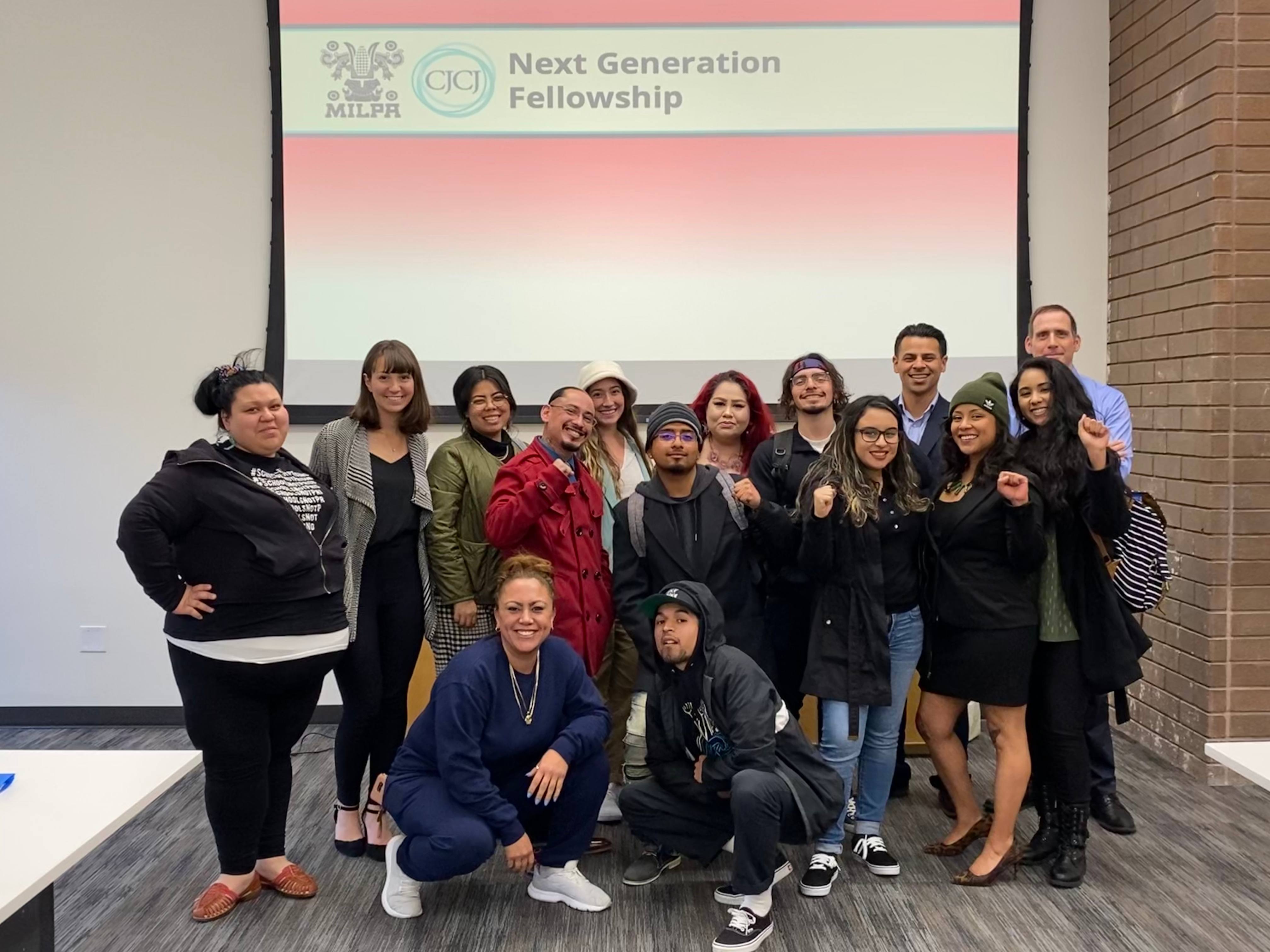 2019-20 NGF fellows and facilitators in Oakland, CA.